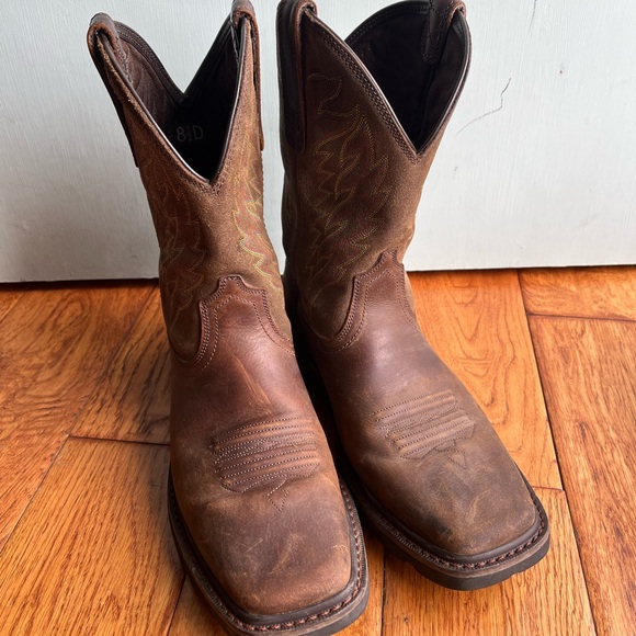 ARIAT GROUNDBREAKER WORK-COWBOY BOOTS - Picture 3 of 7